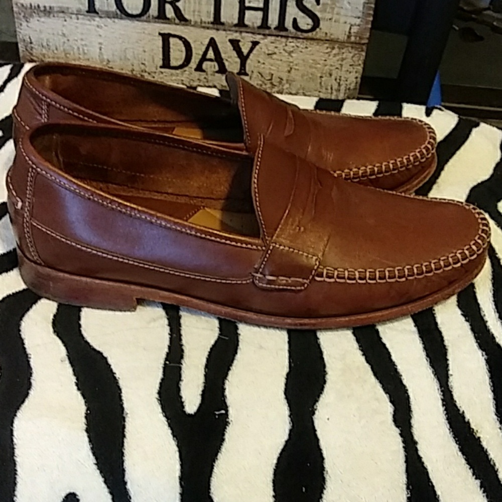 Johnston And Murphy Sheepskin Penny Loafers - image 4